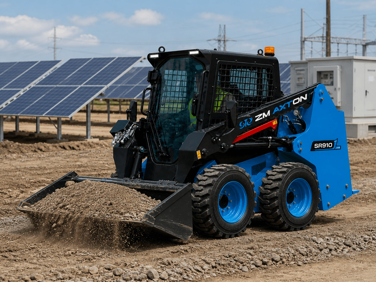 SR910 Electric Compact Skid Steer
